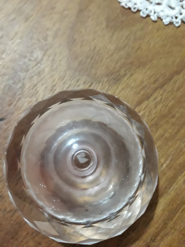 Cristal Swarosvky-perfumero Con Tapa Petalo De Rosas (a)