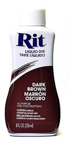 Tinte Para Tela - Rit Dyes (marrón Oscuro) 2 Piezas Sku# ***