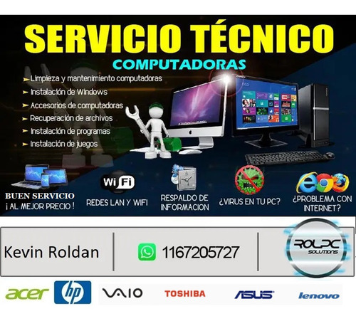 Imagen 1 de 3 de Servicio Tecnico Pc-notebook-mac-cuentas Google - By Pass