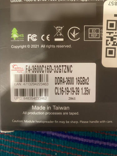 5800x3d, X570, Gskillddr4 3600mhz Cl16 Kit De Actualización!