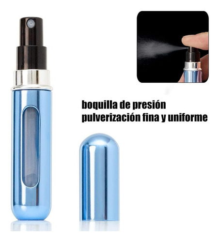 Mini Atomizador Para Perfume, 4pcs Atomizador Recargable
