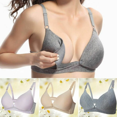 Brasier De Maternidad Para Lactancia Talla 38c Color Gris