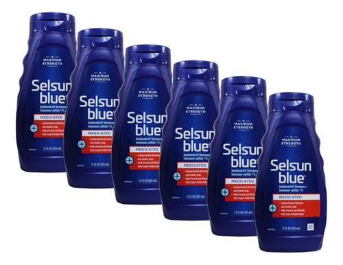 Selsun Blue Champú Para Caspa De 11 Onzas Medicado (paquet.