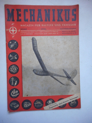 Revista Mechanikus Nº 5 - Aeromodelismo - 1951 - Importada
