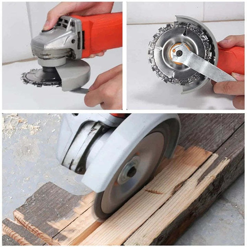 Disco De Sierra Con Cadena De Amoladora Angular