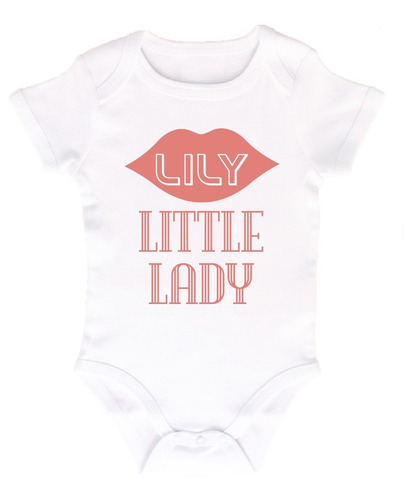Body Pañalero Ropa Bebé Personalizado Little Lady/boy Nombre
