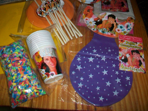 Floricienta Combo Cotillón Cumpleaños Linea De Colección