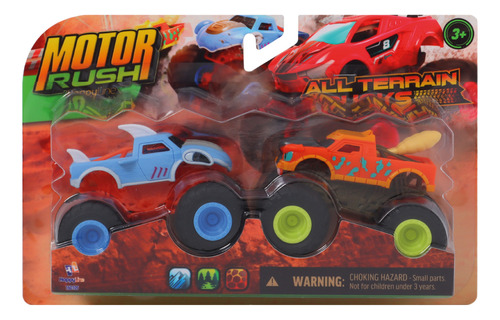 Camionetas Todo Terreno Blister X2 Motor Rush Para Niños