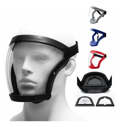 Protector Facial Completo Capa Protetora Antiemb Transparent