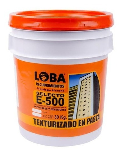 Pasta Texturizada  Marca Loba E-500 Grano Fino Blanco