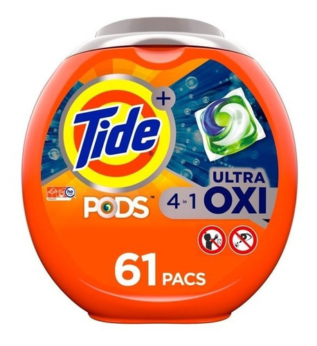 Detergente Liquido Tide Simple Pods Oxy 61pz 