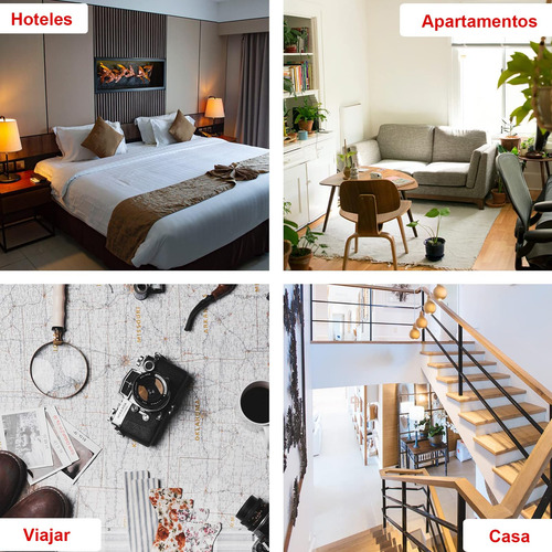 Cerradura De Puerta Portátil Y Alarma De Tope De