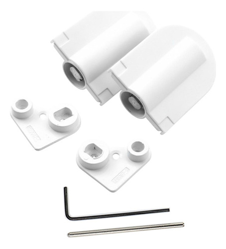 W Dobradiças Escondidas Para Penteadeira, 2 Peças, Branco