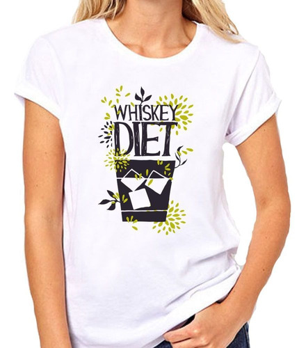 Remera De Mujer Whiskey Diet