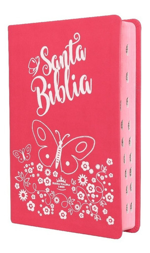 Biblia Reina Valera Fucsia Letra Grande Concordancia 