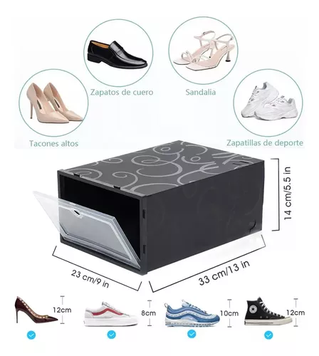 Cajas Organizadoras De Zapatos Apilables Almacenaje 6 piezas Model