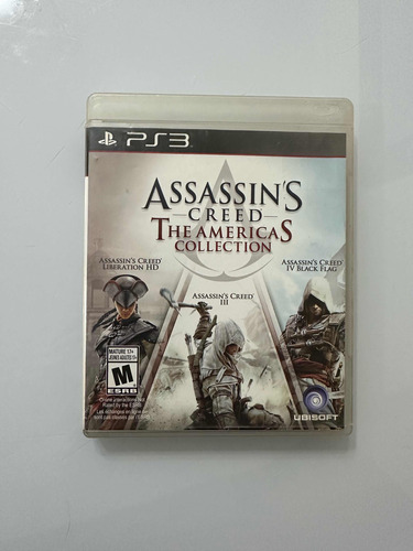 Assassins Liberation + Creed 3 + Black Flag Playstation 3