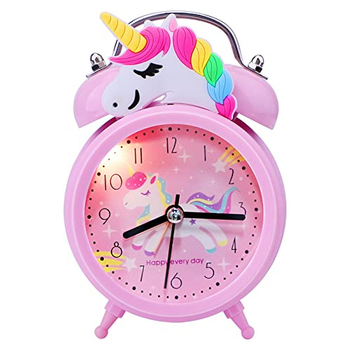 Reloj Despertador De Unicornio Para Niñas Y Niños, Linda Dec