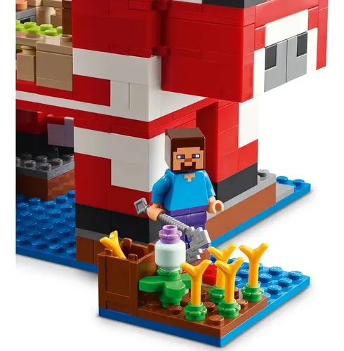 Lego Minecraft 21270 - A Casa Coguvaca (mooshroom) | MercadoLivre