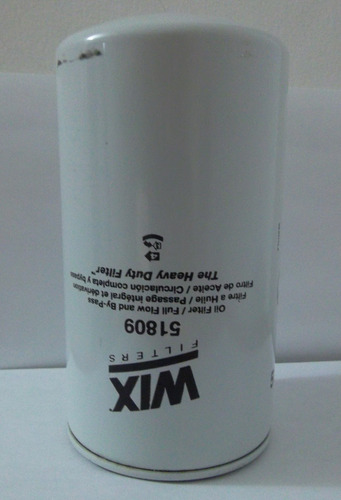 Filtro Aceite Ind. Wix 51809 59911 Nkr Nhr H-100 Kia Pregio