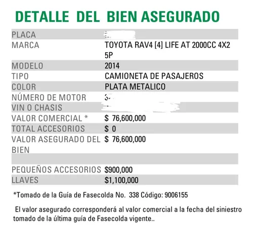 Toyota RAV4 2.0 Life 4x2