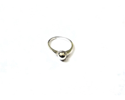 Anillo Plata 925 Con Bolita 6mm