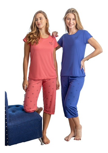 Pijama Capri Primavera - Verano Susurro Talles Grandes