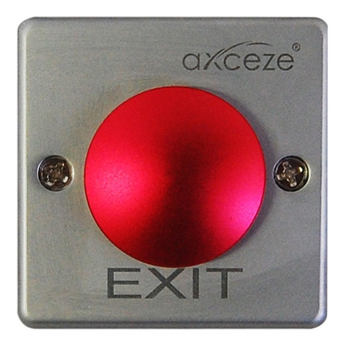 Botón Liberador Compacto Tipo Hongo Con Base Color Rojo