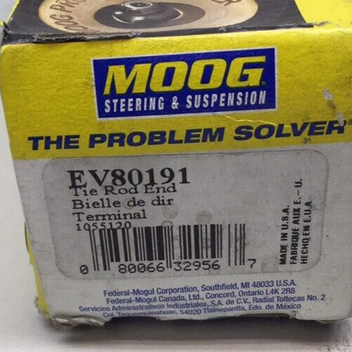 Moog Ev80191 Steering Tie Rod End Ccb
