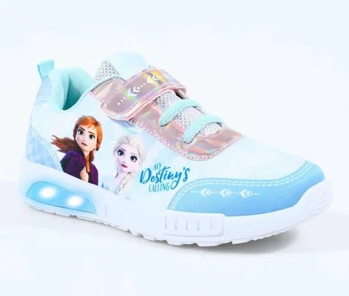 Zapatillas Disney Frozen Luces Footy Prod Oficial!