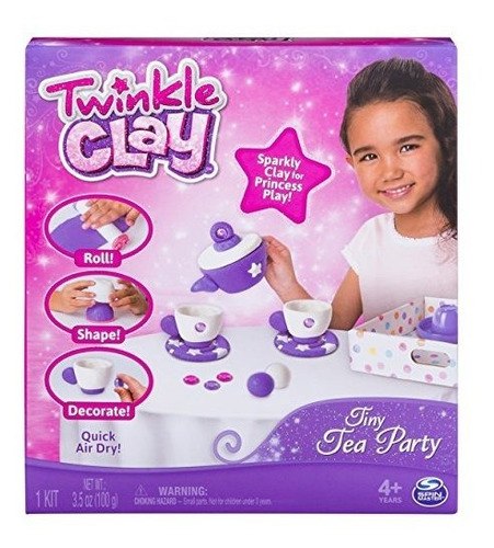 Twinkle Clay - Tiny Tea Party Kit De Actividad De Arcilla Se