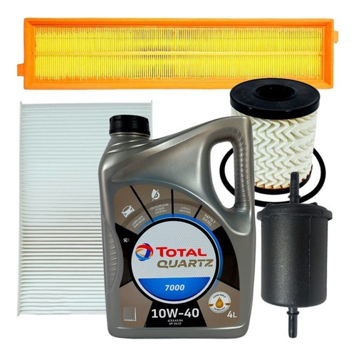 Kit 4 Filtros Originales + Aceite Peugeot 307 1.6 N - 2010