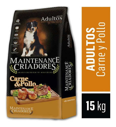 Alimento Maintenance Criadores Perro Adulto  X 15kg 