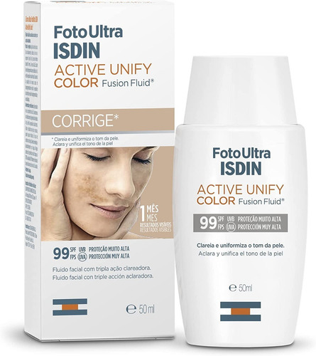 Fotoultra Active Unify Fusion Fluid Color Isdin Fps 99 50ml