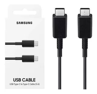 Cabo Usb Tipo C / C Samsung S22 Ultra Note 10 Plus 5a 45w