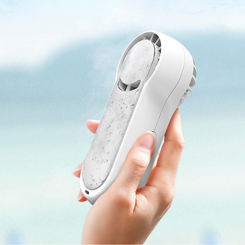 Ventilador De Mano Pequeño De Mesa Con Base, Carga Usb Para
