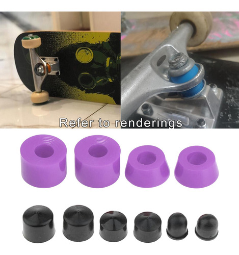 2 Kit De Bujes Para Camión De Monopatín Amortiguadores