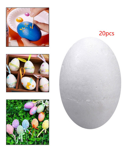 Huevos De Espuma De Poliestireno, Huevos De 20 Piezas 10 Cm