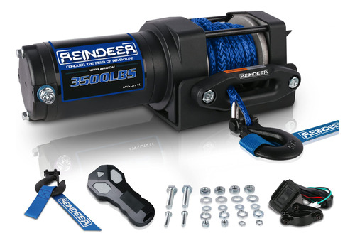 Reindeer Kit De Cabrestante Elctrico De 12 V, Capacidad De C