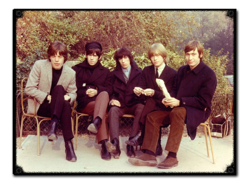 #865 - Cuadro Vintage Rock - The Rolling Stones No Chapa