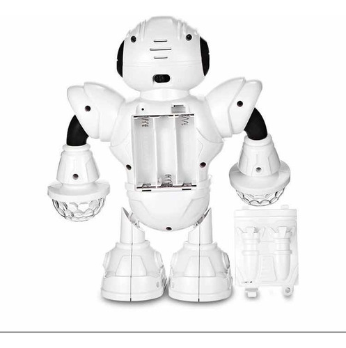 Imagem 5 de 9 de Robô Musical Smart Space Dançe Luz Led Ht-01 Pronta Entrega
