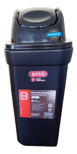 Tacho Basurero Plastico 35 Litros