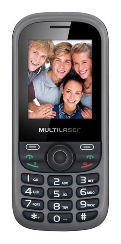 Multilaser Up 3 Dual SIM 32 MB preto/cinza 32 MB RAM