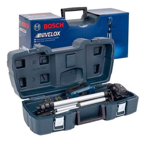 Nível Laser 3 Linhas Vermelhas 15m Bosch Nivelox Gll3x