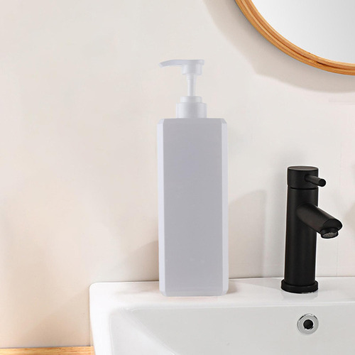 Frasco De Loção Com Dispensador De Sabonete 1000ml Branco