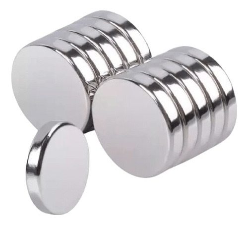 Imã De Neodímio Super Forte Disco 15mm X 3mm Potente 12un