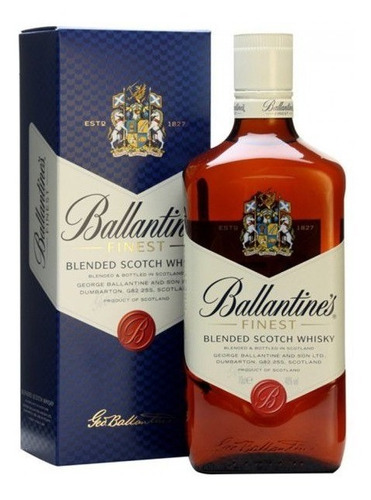 Imagem 1 de 6 de Ballantine's Finest Whisky 1 Litro C/ Nota Fiscal E Selo Ipi