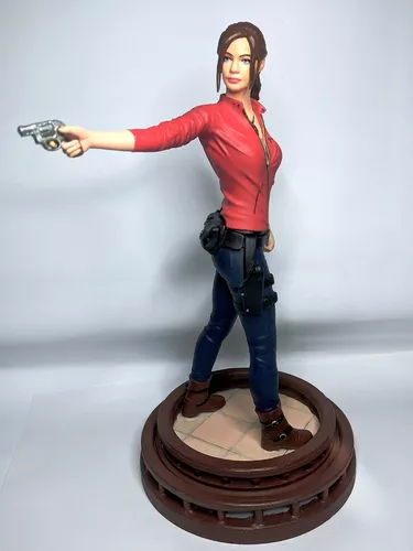 Quadro Claire Redfield Resident Evil 2 Remake 45x35 Gamer