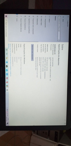Notebook Samsung