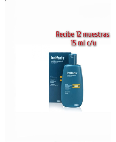 Isdin Locion Corporal Iralfaris Recibe 12pz De 15ml C/u